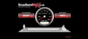 Speed test of bonded ADSL
