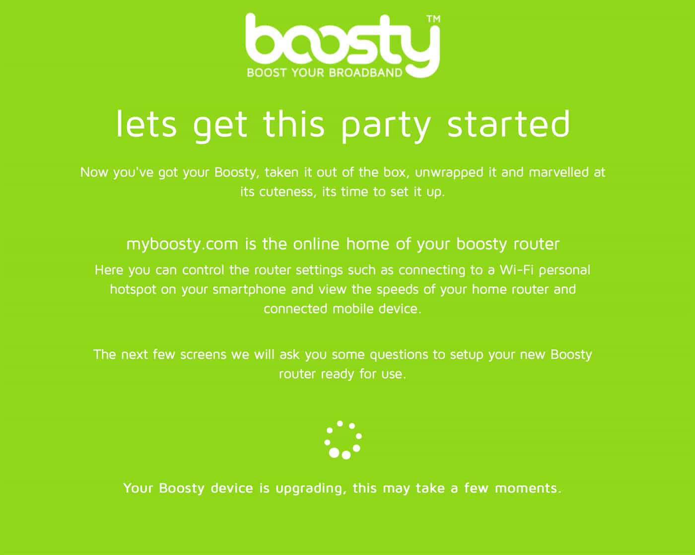 Start up for Boosty