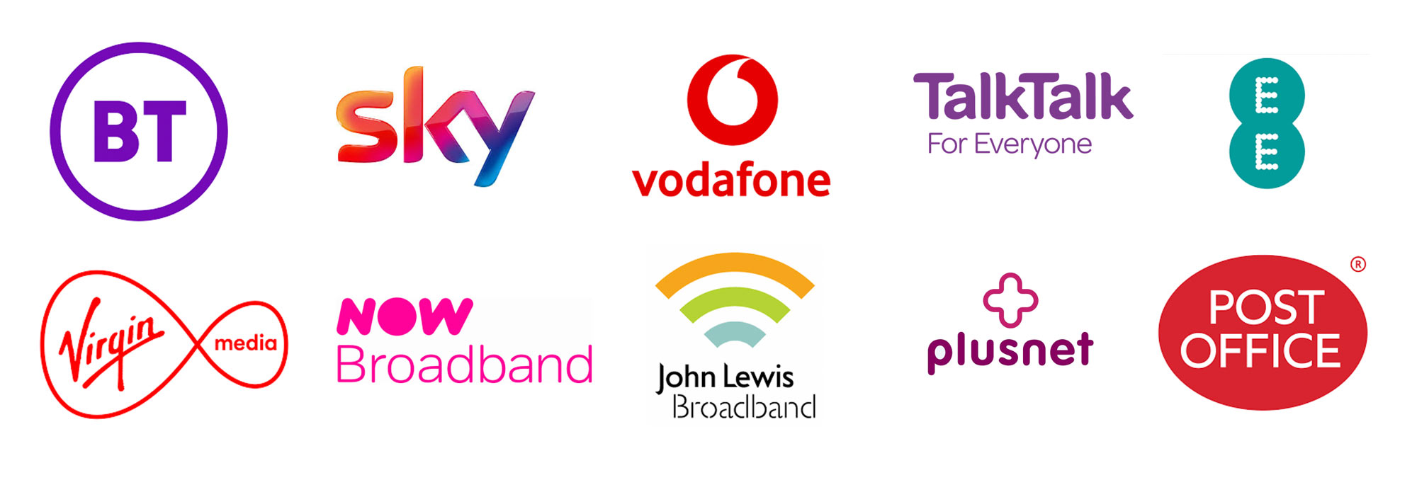 Broadband logos