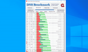 DNS benchmark screenshot